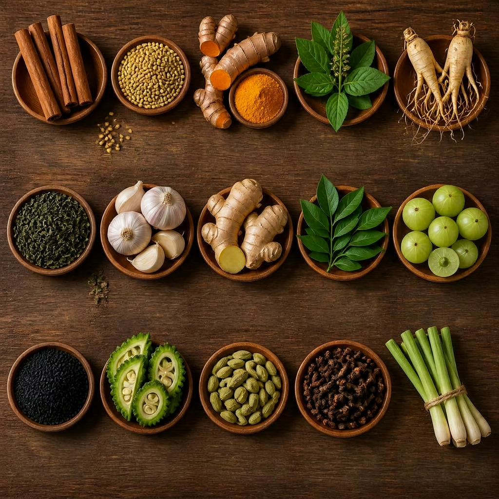 Premium natural herbs used in Diabeticare Herbal Tea